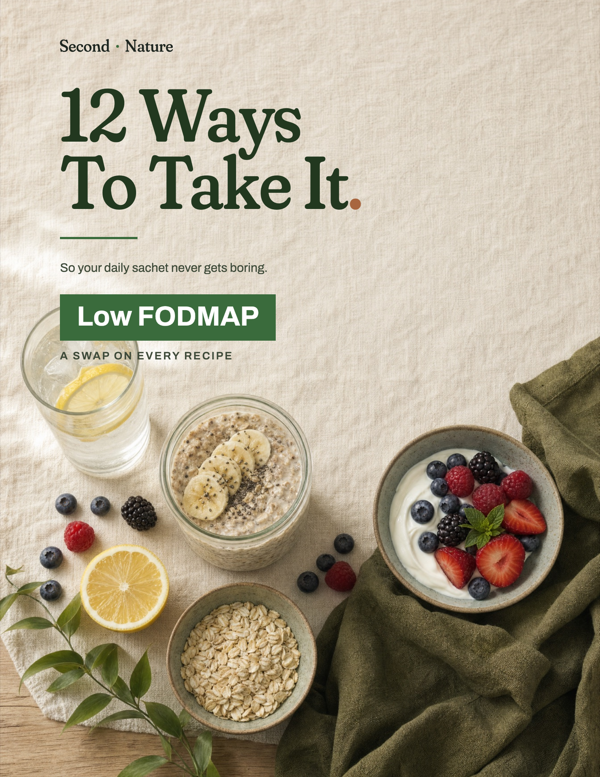 12 Ways To Take It, the Second Nature recipe book cover
